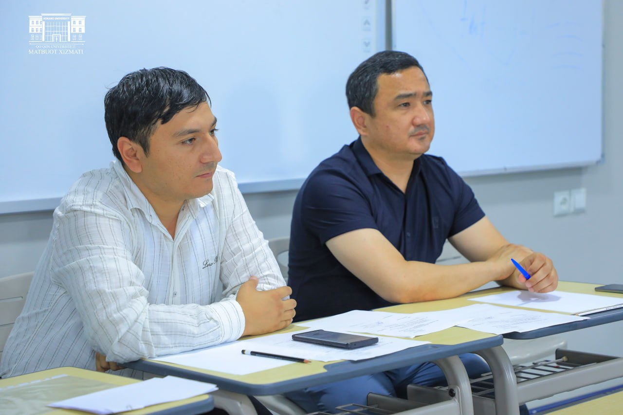 An interview was held at Kokand University with a candidate who applied for independent research (doctoral candidate status) for the third quarter of 2026