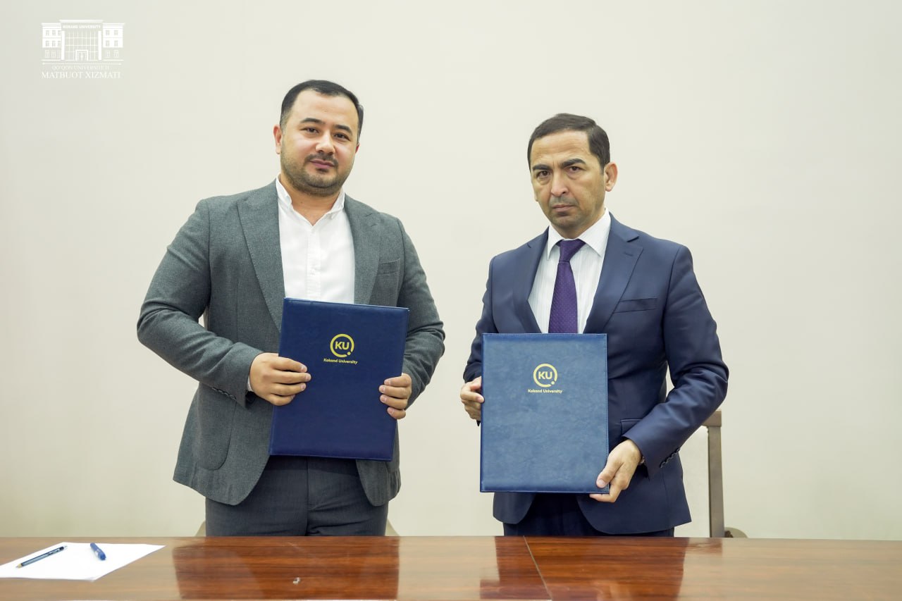A memorandum of cooperation was signed at Kokand University