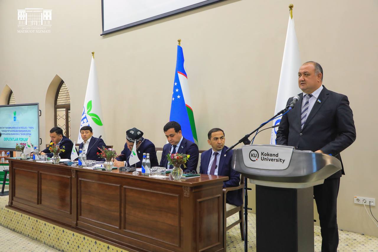 Kokand University hosted the Young Eco-Activists Forum