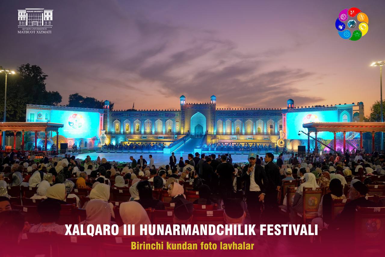The 3rd International Handicraft Festival has started in Kokand!