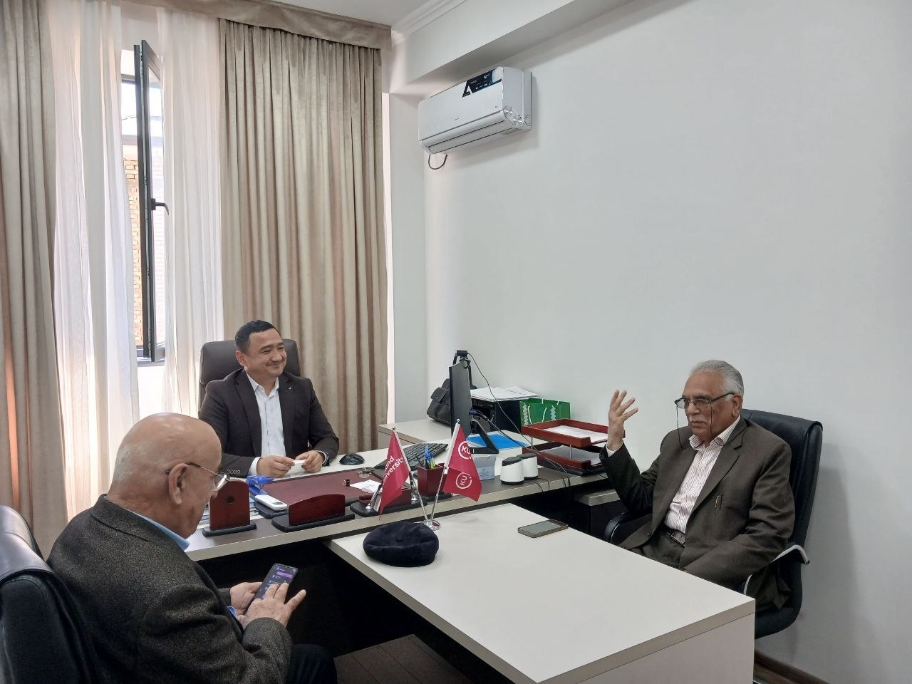 Professor Orif Navshohiy Qo‘qon universitetiga tashrif buyurdi