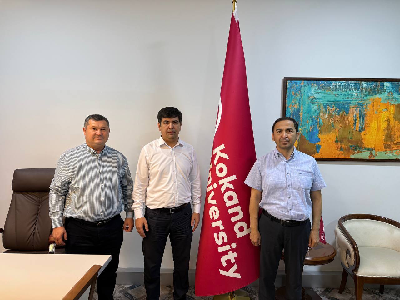 Qo‘qon universitetida Agrobank Qo‘qon filiali vakillari bilan uchrashuv tashkil etildi.
