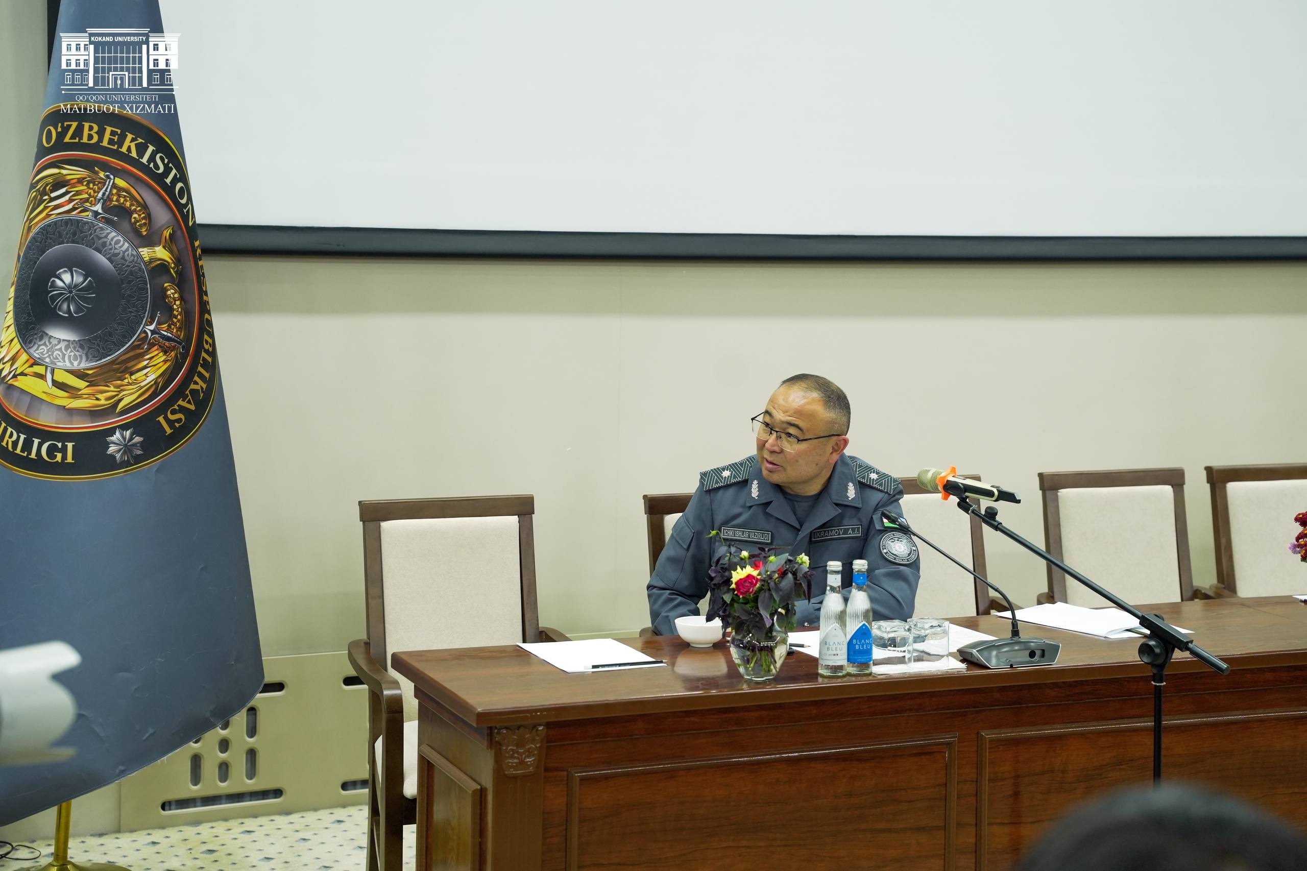 A Meeting Between the General and Youth Held at Kokand University
