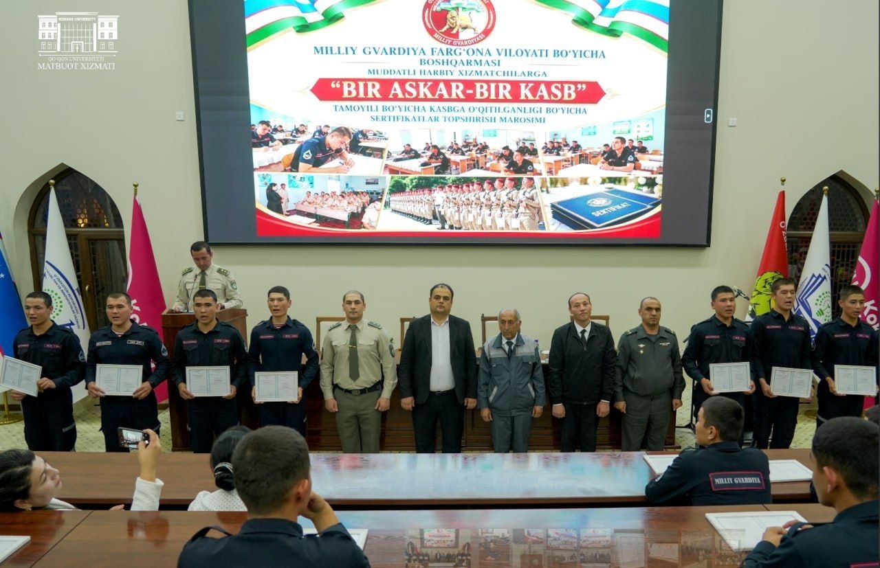 Military Service — A School of Courage, Vocational Skills — The Foundation of the Future!