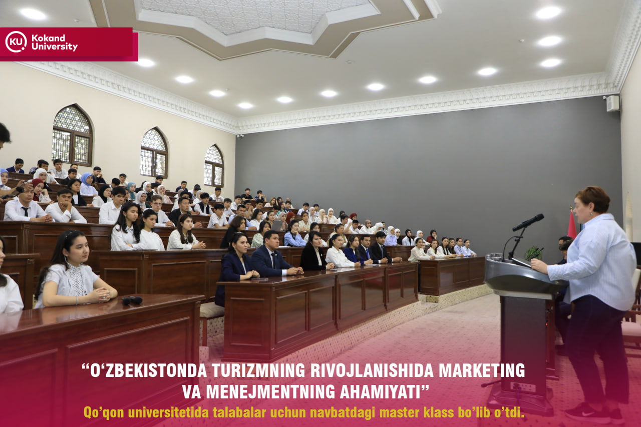 Qo'qon universiteti talabalari uchun navbatdagi master klass