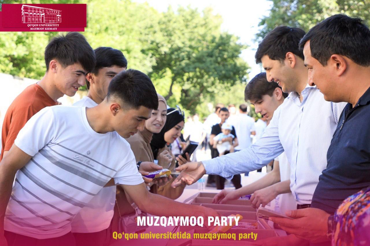 Qo'qon universitetida "Muzqaymoq party"