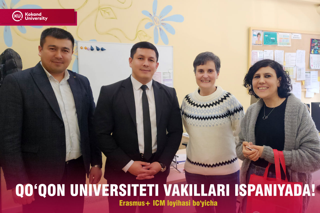 Representatives of Kokand University in Spain!