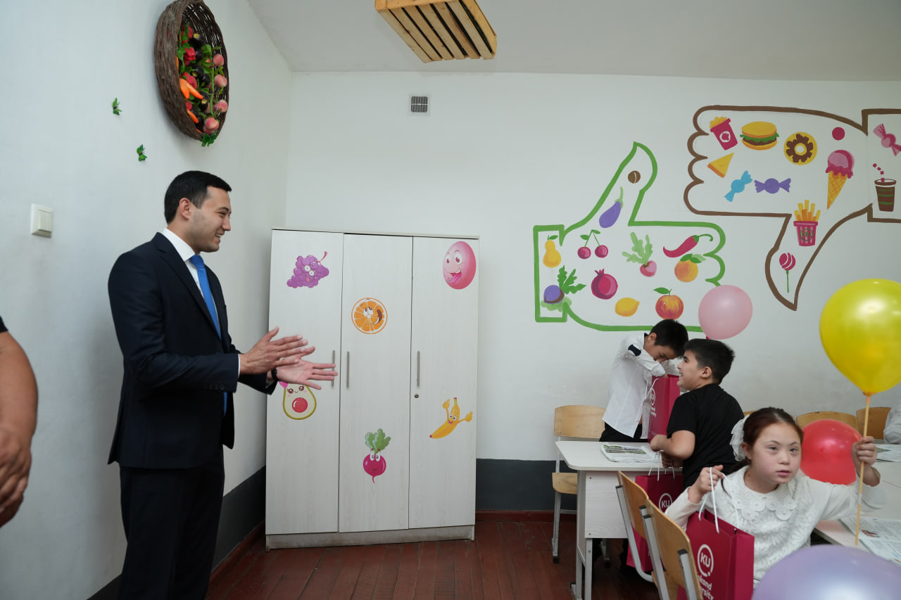 Qo‘qon universiteti talabalari 5-maktab internatida bo‘lishdi
