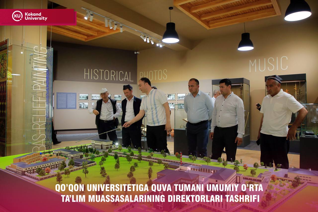 Qo’qon universitetiga  Quva  tumani umumiy o’rta ta’lim muassasalarining direktorlari, o’rinbosarlari va psixologlari tashrifi  foto lavhalarda